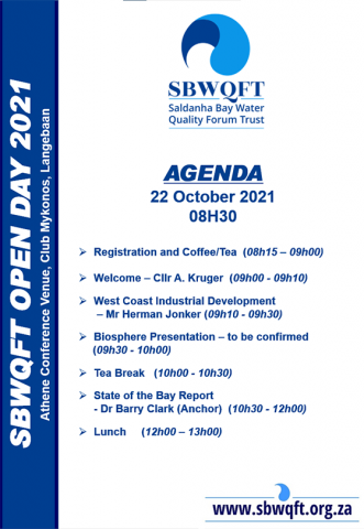 SBWQFT Open Day Agenda 2021